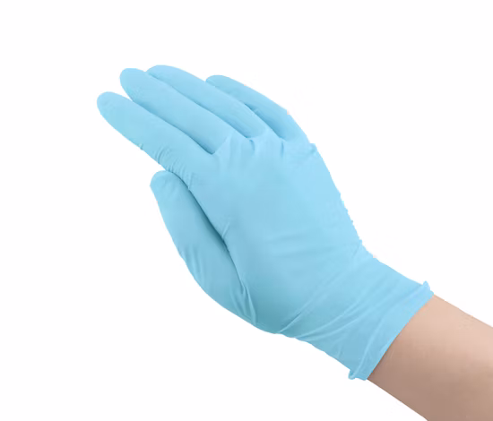Guantes antiestáticos de nitrilo para exámenes médicos desechables sin polvo 100/caja FDA/CE